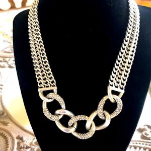 ❤️FIRM❤️.  Premier Designs 18” Silver Link  Necklace
